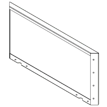 Cortenový kvetináč - Panel - 40 x 80 cm