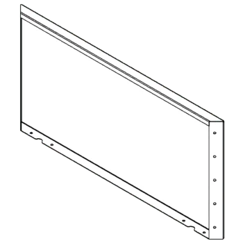 Cortenový kvetináč - Panel - 50 x 100 cm