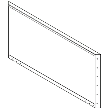Cortenový kvetináč - Panel - 60 x 120 cm