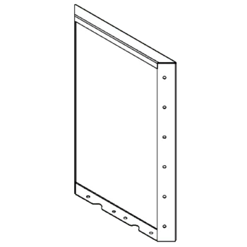 Cortenový kvetináč - Panel - 60 x 40 cm