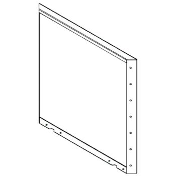 Cortenový kvetináč - Panel - 70 x 70 cm