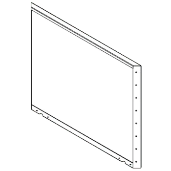 Cortenový kvetináč - Panel - 80 x 100 cm