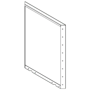 Cortenový kvetináč - Panel - 80 x 60 cm