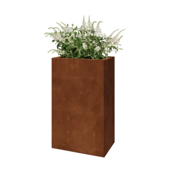 Cortenový kvetináč - Obdĺžnik - 50 x 30 x 80 cm - Bez spodnej dosky