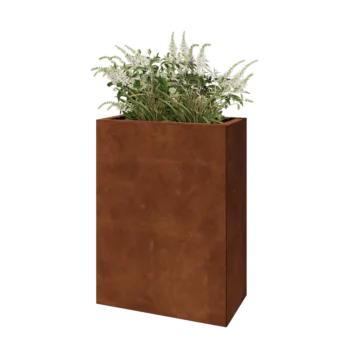 Cortenový kvetináč - Obdĺžnik - 60 x 30 x 80 cm - Bez spodnej dosky