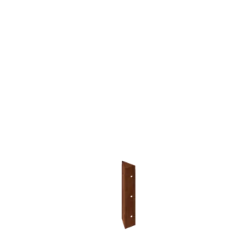 Cortenový kvetináč - Rohový diel 90° - 30 cm