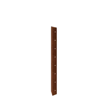 Cortenový kvetináč - Rohový diel 90° - 80 cm