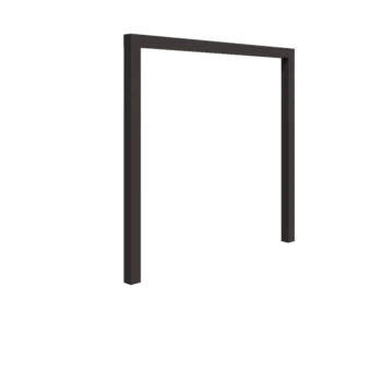 Oceľová pergola - Rovný - 250 x 230 cm - Iná farba RAL - Bez betónovej pätky