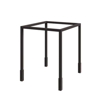 Oceľová pergola - Štvorec - 274 x 250 x 230 cm - RAL7016 matný (antracitová sivá) - s betónovou pätkou