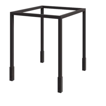 Oceľová pergola - Štvorec - 274 x 250 x 230 cm - Iná farba RAL - s betónovou pätkou