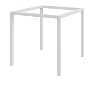 Oceľová pergola - Štvorec - 274 x 250 x 230 cm - RAL9010 matný (biela) - Bez betónovej pätky