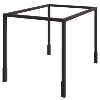 Oceľová pergola - Štvorec - 224 x 200 x 230 cm - Iná farba RAL - Bez betónovej pätky