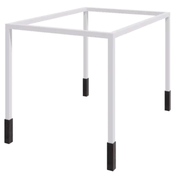 Oceľová pergola - Obdĺžnik - 424 x 300 x 230 cm - RAL9010 matný (biela) - s betónovou pätkou