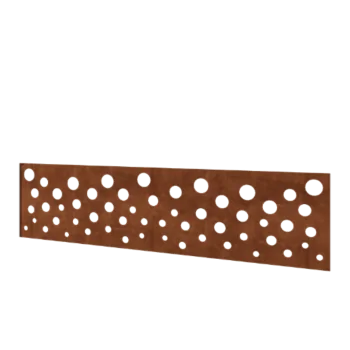 Plot z cortenovej ocele H - Panel B - 180 x 47,5 cm