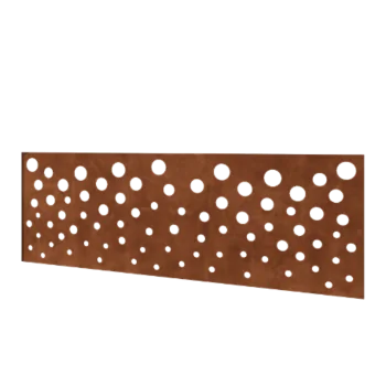 Plot z cortenovej ocele H - Panel B - 180 x 63,3 cm