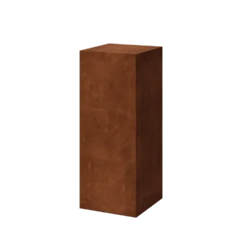 Podstavec z cortenovej ocele - Ohio - 40 x 40 x 100 cm
