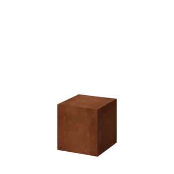 Podstavec z cortenovej ocele - Ohio - 40 x 40 x 40 cm