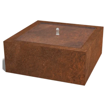 Cortenové záhradné fontány - Lyra - 100 x 100 x 40 cm